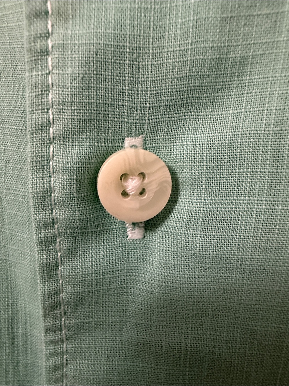Tommy Bahama Aqua/Green Short-Sleeve Button-Down Shirt 100% Cotton - size XL - Picture 4 of 12
